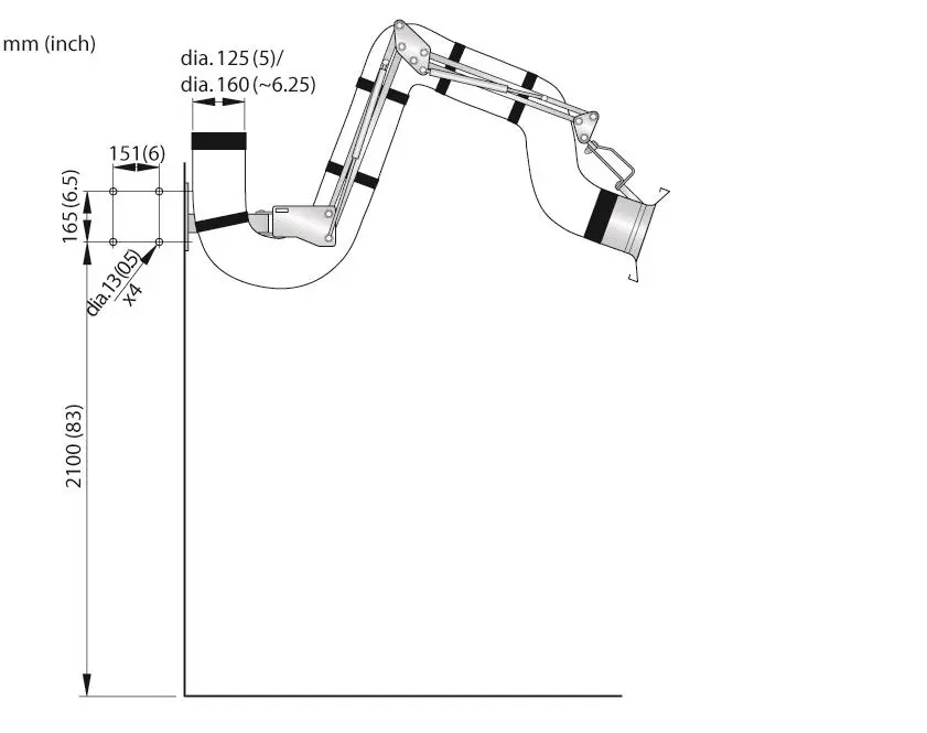 Brazo de extracción NEX S 1251.webp