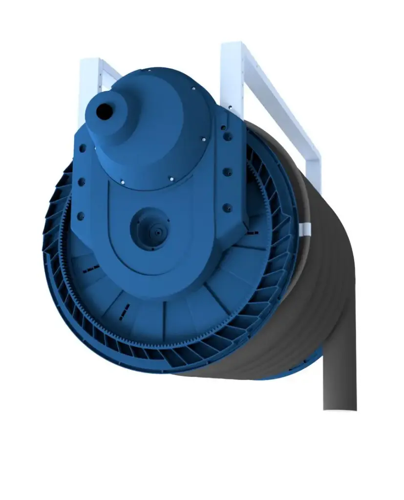 Enrollador de gases de escape 865 - Recogida por muelle