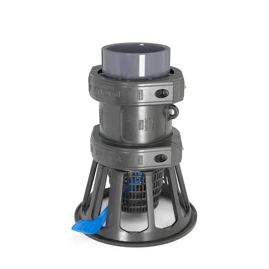 Válvula de pie con salida encolar