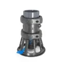 Válvula de pie con salida encolar