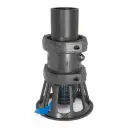 Válvula de pie con salida PE