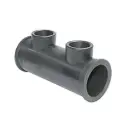 Te doble Netvitc System® salida r/h PVC-U 