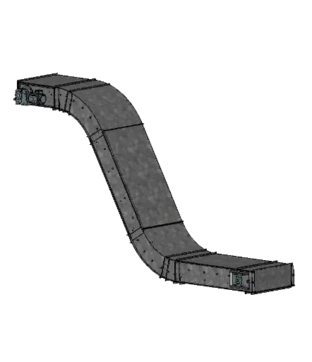 Transportador de cadena tipo AKR 400