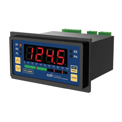 PANTALLA Y CONTROLADOR DE NIVEL DE TANQUE ITC-450B