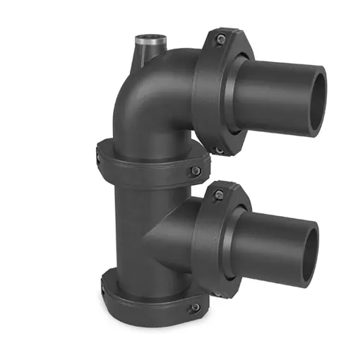 Cazapiedras vertical salida PE-PE 