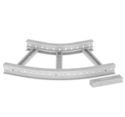 CURVA PLANA 45° TIPO H